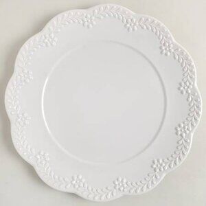 Lenox Chelse Muse Reactive White Dinner Plate